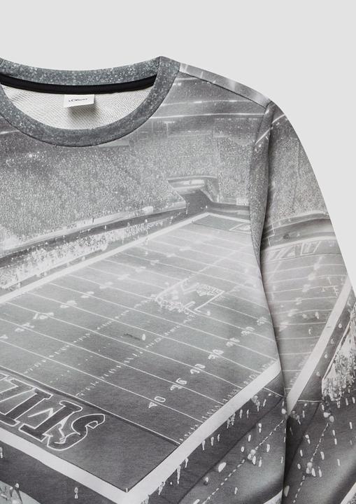 Produktbild S.Oliver Sweatshirt Sweatshirt mit All-over-Print (158, 164)