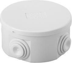 Gewiss Junction box round d=80 h=40mm IP44 with