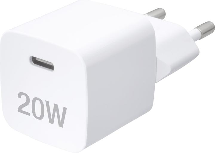 Actual product image Vivanco PD3.0 USB-C charging set, 20W, incl. 1.2m USB-C cable, white (20 W)