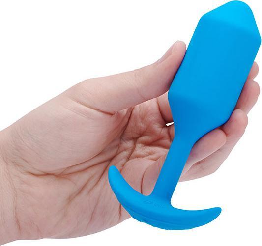 Produktbild B-Vibe Vibrating Snug Plug 3 (L) Blue