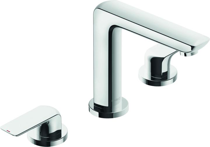 Actual product image Kludi Three-hole basin mixer AMEO DN 15 with lever handle chr