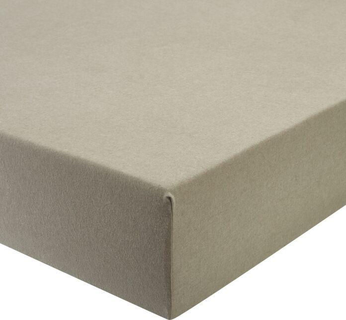 Dormisette Fixleintuch Mélange aus Feinflanell reseda