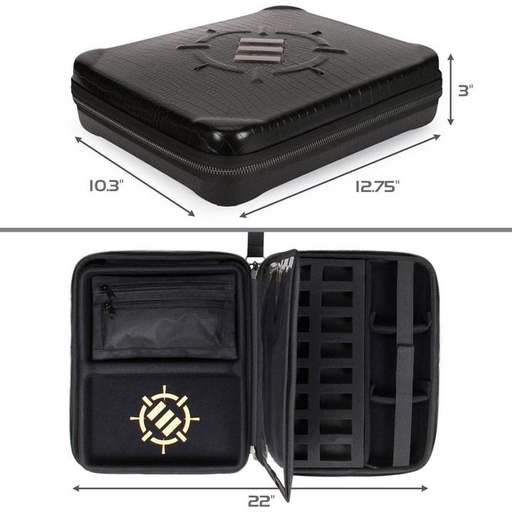 Produktbild Enhance Tabletop RPG Organizer Case Collector's Edition Black Dragon Scales