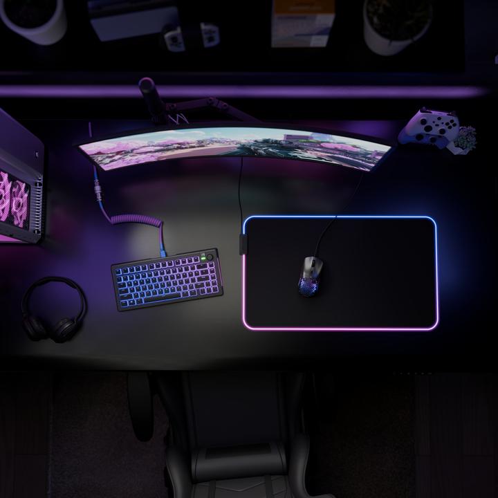 Actual product image Glorious Mouse Pad 2 GLED XL Extended Black (XL)