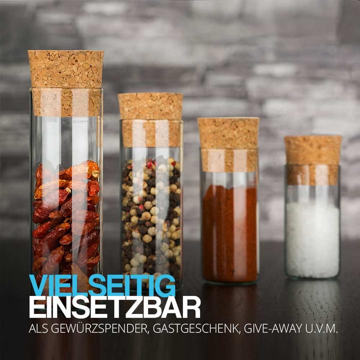 Actual product image Tuuters Gewürzgläser-Set mit Korken (25 Stück) (0.06 l)