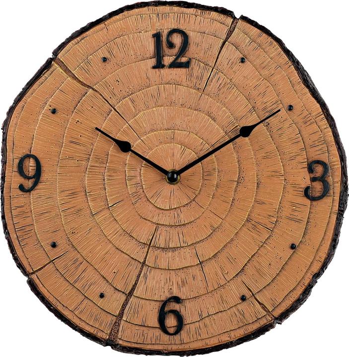 Produktbild Hometime Baumstamm Wanduhr