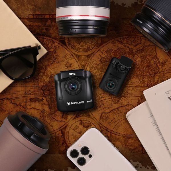 Image du produit Transcend DrivePro 620 (WiFi, Indicateur intégré, Récepteur GPS, Batterie, Microphone intégré, Bluetooth, Vision nocturne, Full HD)