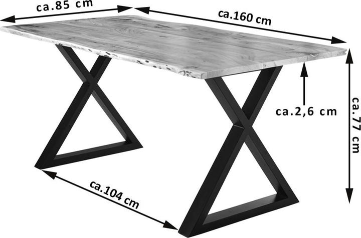 Actual product image SAM Lubin (160 x 85 x 77 cm)