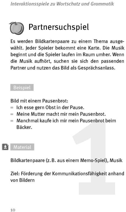Produktbild Die 50 besten Spiele für Deutsch als Zweitsprache (Deutsch, Gabriele Wintermeier, 2021)