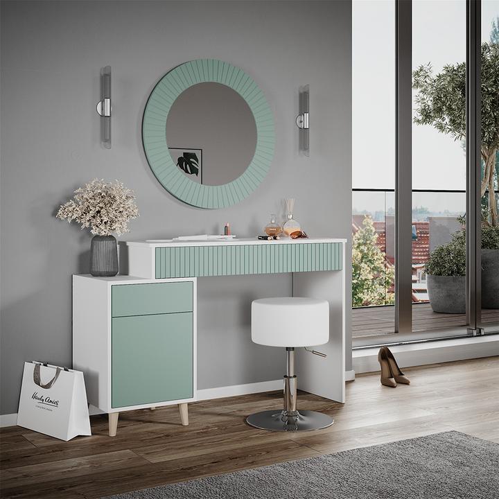 Actual product image Vicco Arles with stool (120 x 40 x 77 cm)