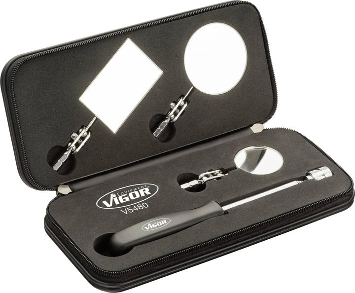 Actual product image Vigor Telescopic mirror set ∙ V5480 ∙ Number of tools: 4 (4 Functions)