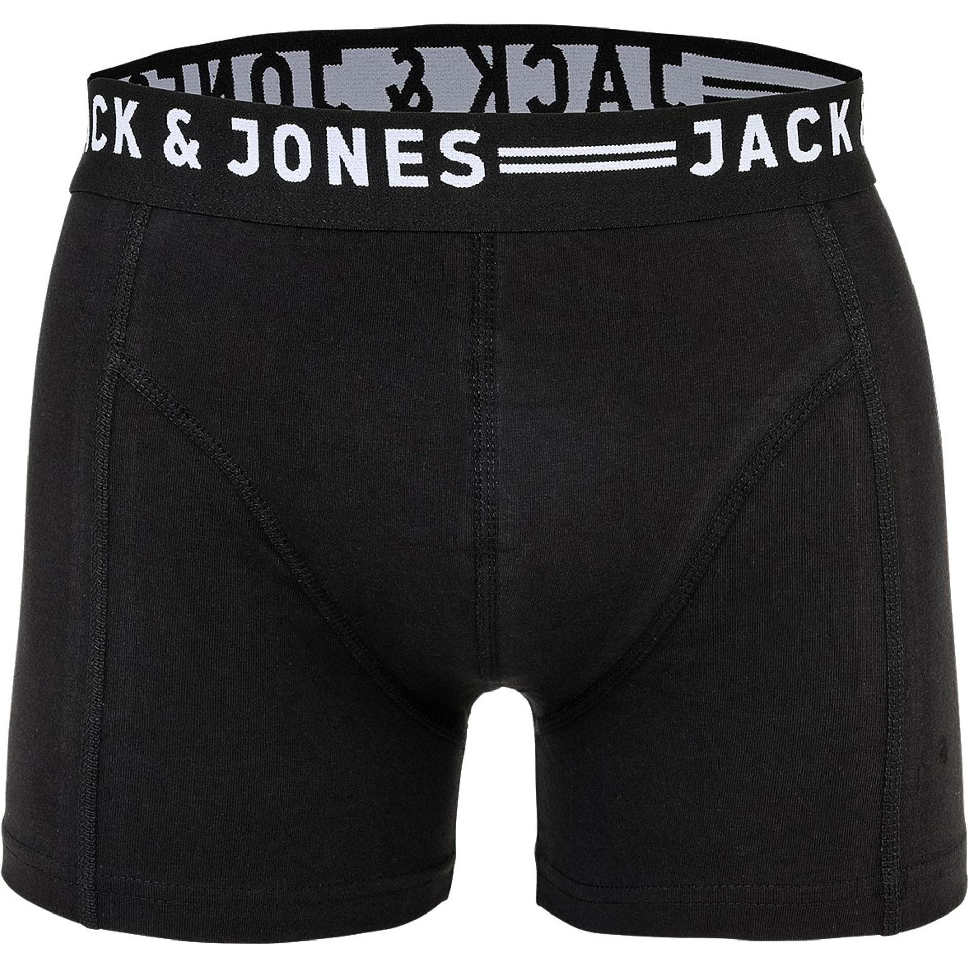 Thumbnail - Jack & Jones, Herren, Unterhosen, Boxershort Casual Stretch, Schwarz, (M, 6er Pack)