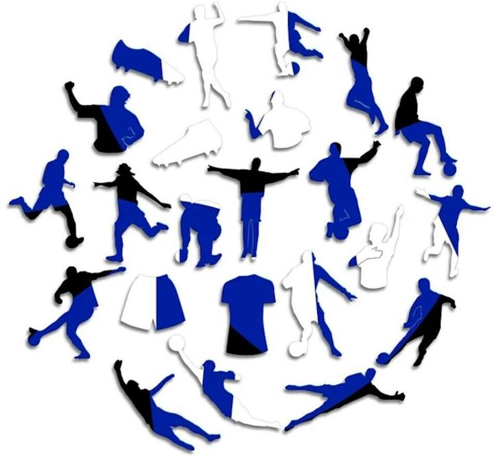 Actual product image Iconic FC Inter Milan - Logo - Wooden Puzzle Size S (150 pieces) (150 pieces)