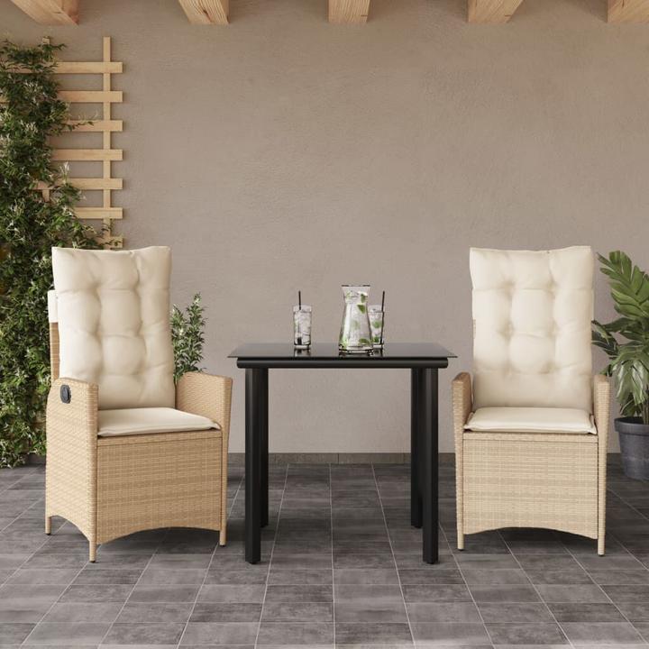 Produktbild vidaXL Garten Essgruppe (80 x 80 x 74 cm)
