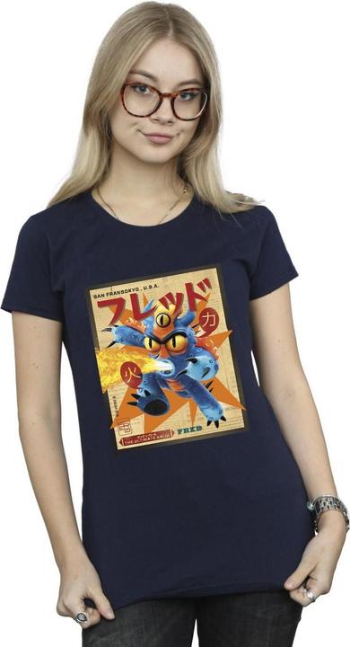 Produktbild Disney Big Hero 6 Baymax Fred Newspaper TShirt (L)