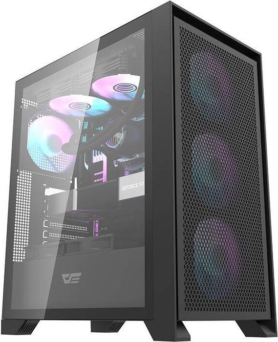 Produktbild Darkflash Tech Computer case DRX70 MESH 4 RGB fans (black) (ITX, ATX)