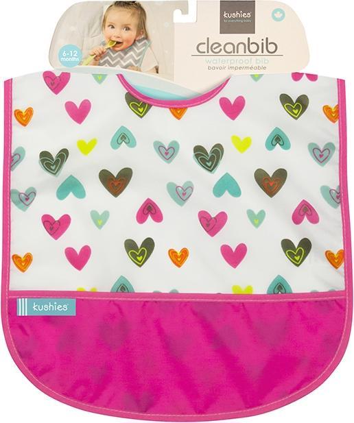 Actual product image Kushies CleanBib without sleeves (12 months)