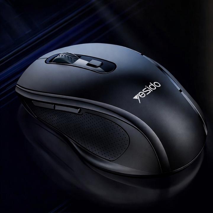 Actual product image Yesido - Wireless Mouse (KB45) - 2.4G Connection, 800-2400DPI, Low Noise - Black (Wireless)