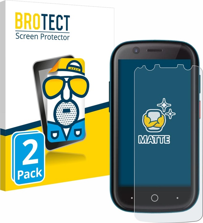 Actual product image BROTECT Anti-glare screen protector matt (2 Piece, Unihertz Jelly 2)