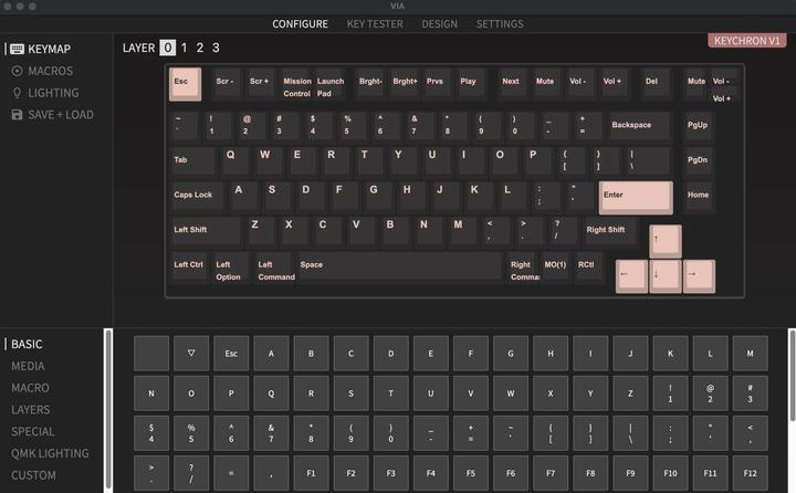 Produktbild Keychron V1 Barebone Knob Version (Barebone, Kabelgebunden)
