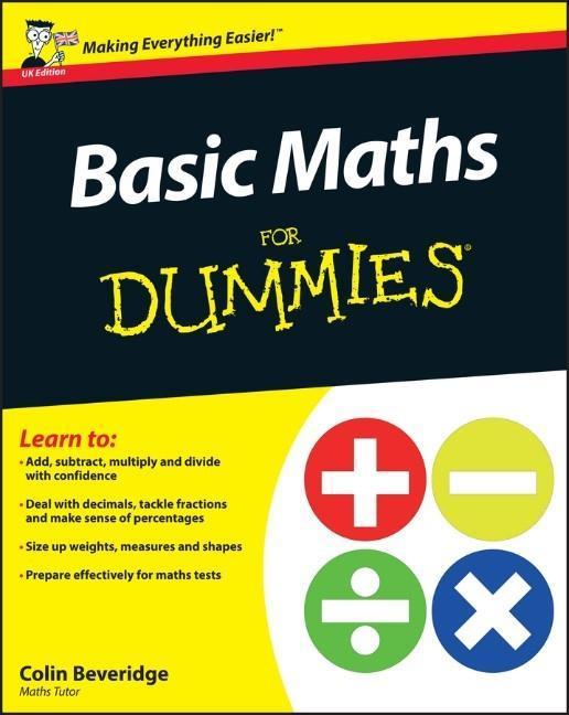 Immagine prodotto Basic Maths For Dummies (Inglese, Colin Beveridge, 2011)