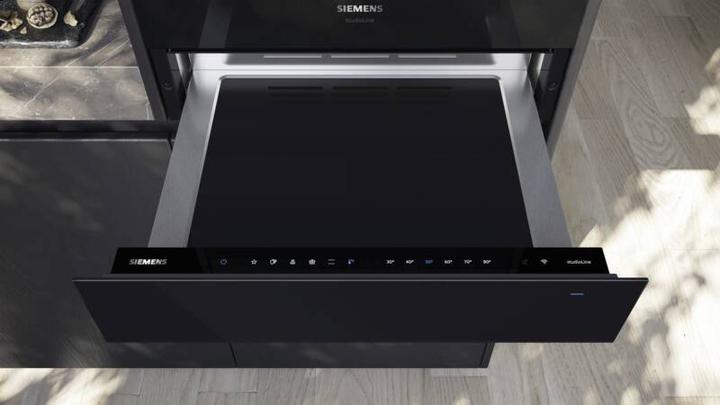 Actual product image Siemens BI910C1B1C Built-in Warming Drawer Black