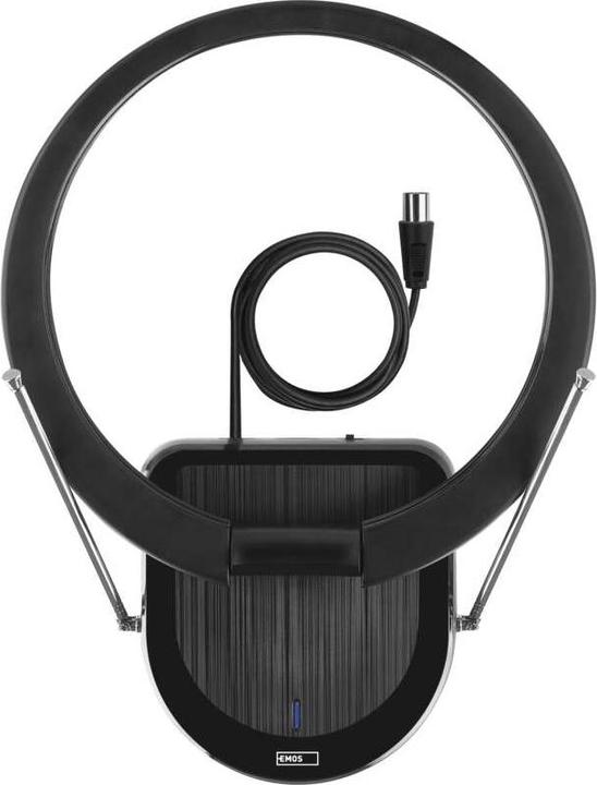 Immagine prodotto Emos Antenna da interno CITY RING-C500, DVB-T2, DAB, LTE/4G/5G Filtro (Antenna interna, DVB-T / -T2)