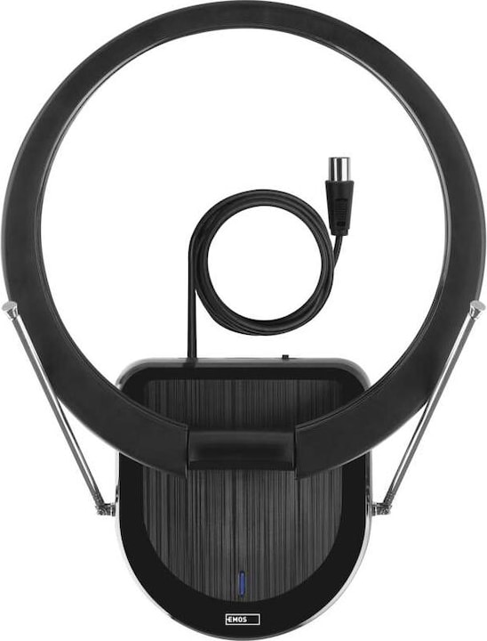 Produktbild Emos Zimmerantenne CITY RING–C500, DVB-T2, DAB, LTE/4G/5G Filter (Zimmerantenne, DVB-T / -T2)
