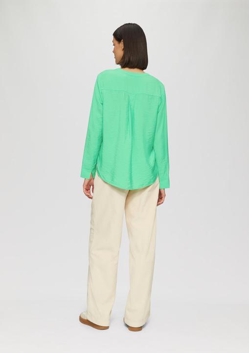 Actual product image s.Oliver Bluse Strukturierte Bluse mit V-Ausschnitt (42)