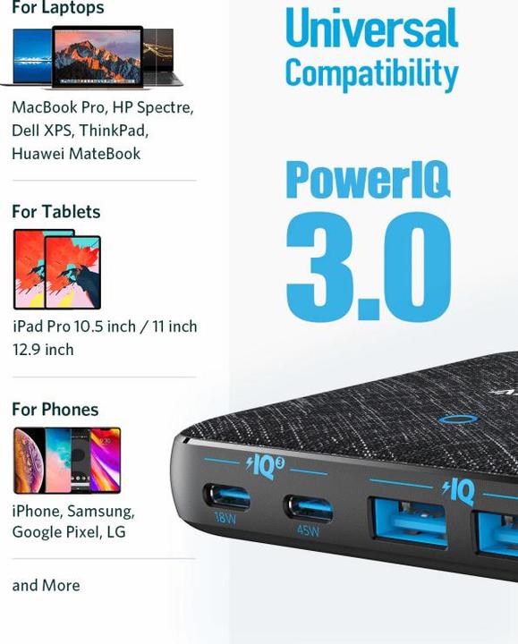 Immagine prodotto Anker PowerPort Atom III Slim (65 W)
