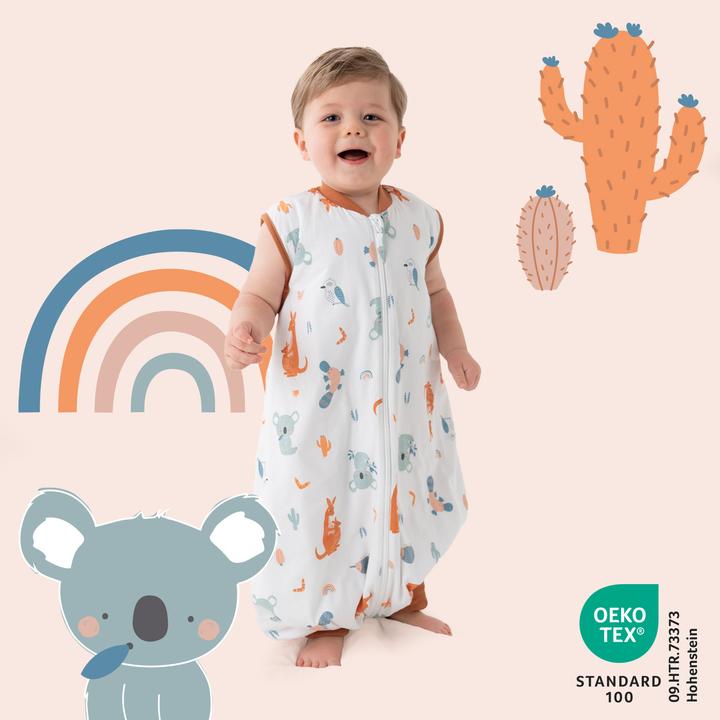 Actual product image Schlummersack Sleeping Bag with Feet & Foldable Feet Covers - 1.0 TOG (60 cm, 1.0 TOG, Autumn, Spring, Summer)