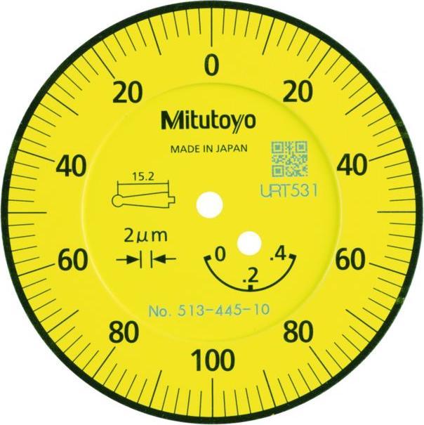 Productafbeelding Mitutoyo Meetapparaat met schuine klok, meetbereik per richting / diameter behuizing...