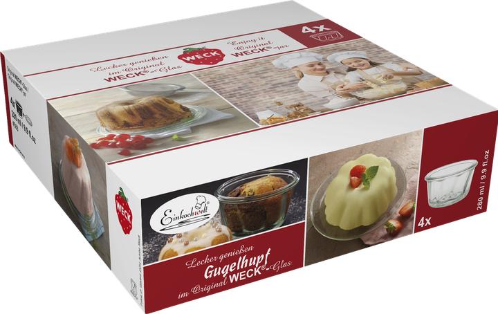 Image du produit Einkochwelt Jeux de bocaux de stockage (4 pcs, 0.25 l)