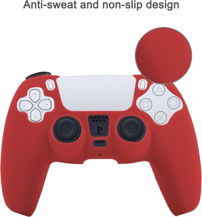 Actual product image König Design Protective Cover for Playstation 5 PS5 DualSense Controller Protection Silicone Case New (PS5)