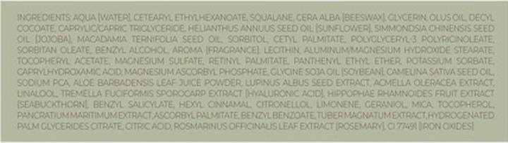 Nutritional values and ingredients Annemarie Börlind NatuRoyale System Biolifting (50 ml, Night cream)