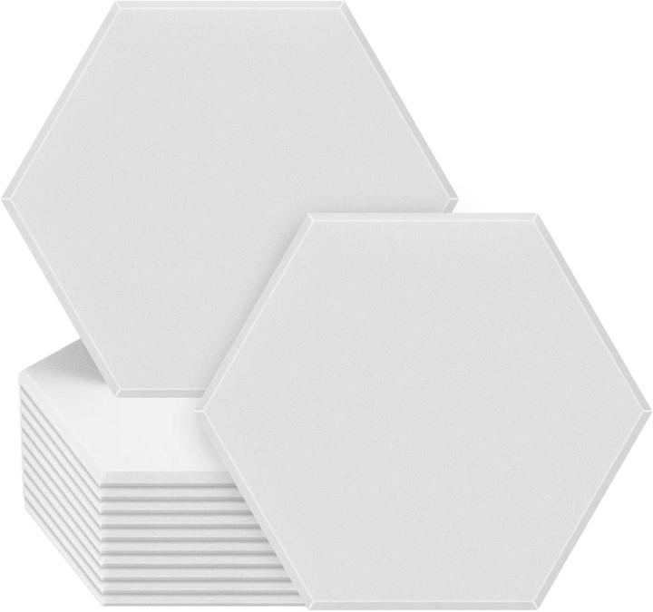 Actual product image Jber Acoustic panels, white (12 pcs.)