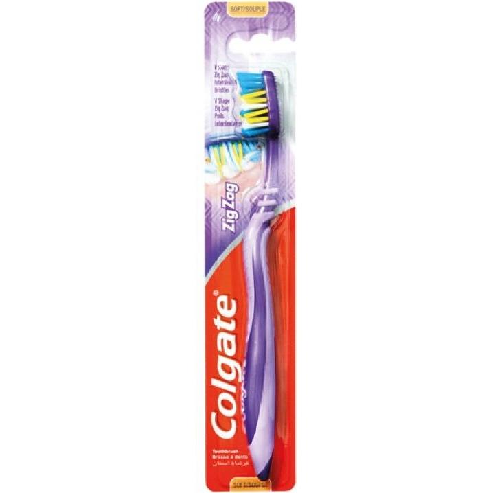 Colgate, Handzahnbürste, Zick Zag Zahnbürste, weich, 1 Stück (Weich, 1 x)