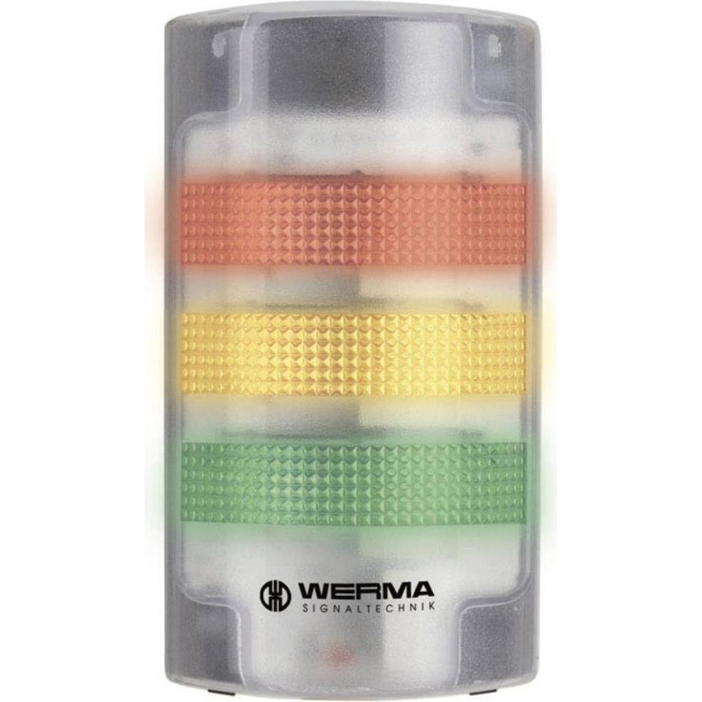 Werma, Personenschutz, LED-Signalsäule Flat SIGN trasnparent