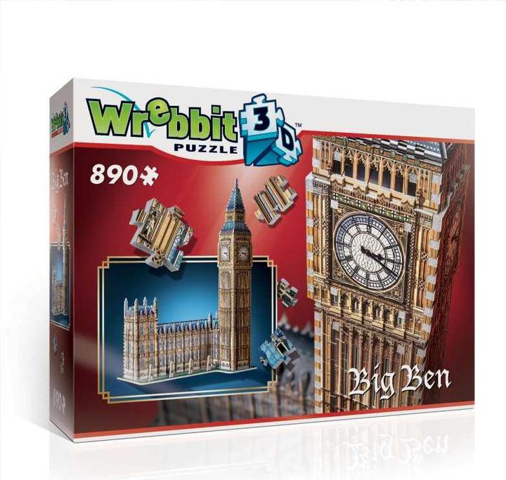 Actual product image Wrebbit 3D Big Ben (890 pieces)