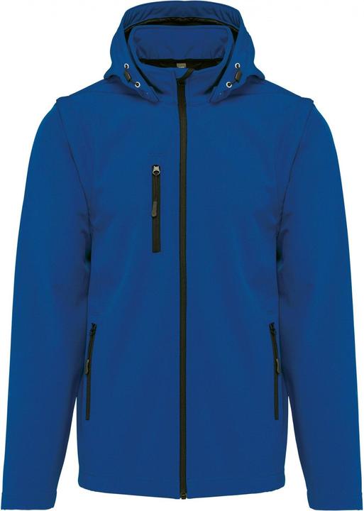 Produktbild Kariban Wasserdichte 3-lagige Jacke mit Kapuze und abnehmbaren Ärmeln in Übergrösse (XXL)