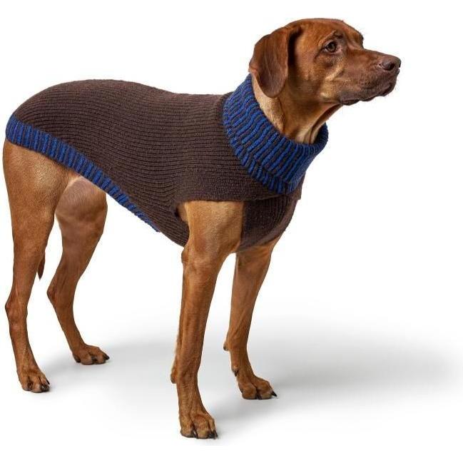 Hunter Dogcoat Odense 35 + hat, beige/blue - (203542) (35, Hundemantel), Hundebekleidung
