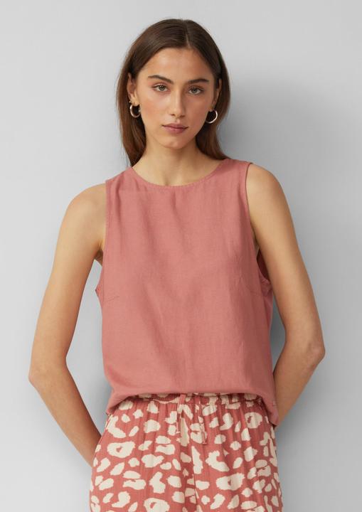 Immagine prodotto s.Oliver Bluse Leinenmix-Blusentop | QS x Sarah & Tini (40)
