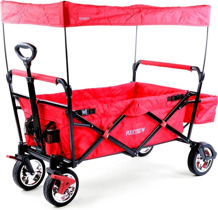 Actual product image Fuxtec Bollerwagen FX-CT500 mit Sonnendach ROT