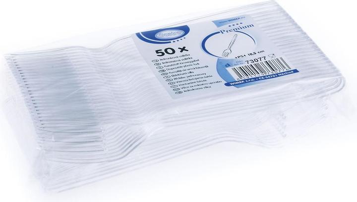 Actual product image Wimex.eu PREMIUM fork clear 18.5 cm (50 pieces) (50x)