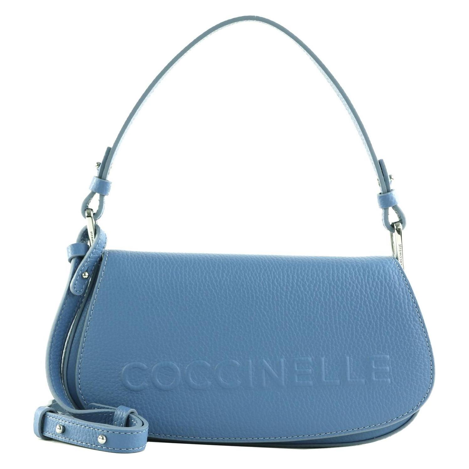 Coccinelle, Damen, Handtasche, Myrtha Maxi Log Mini Crossbody Bag, Blau
