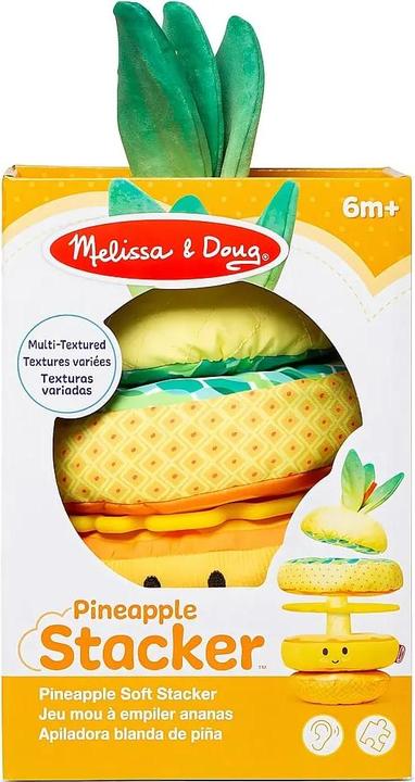 Actual product image Melissa & Doug Melissa and Doug - Pineapple Soft Stacker - (30743)