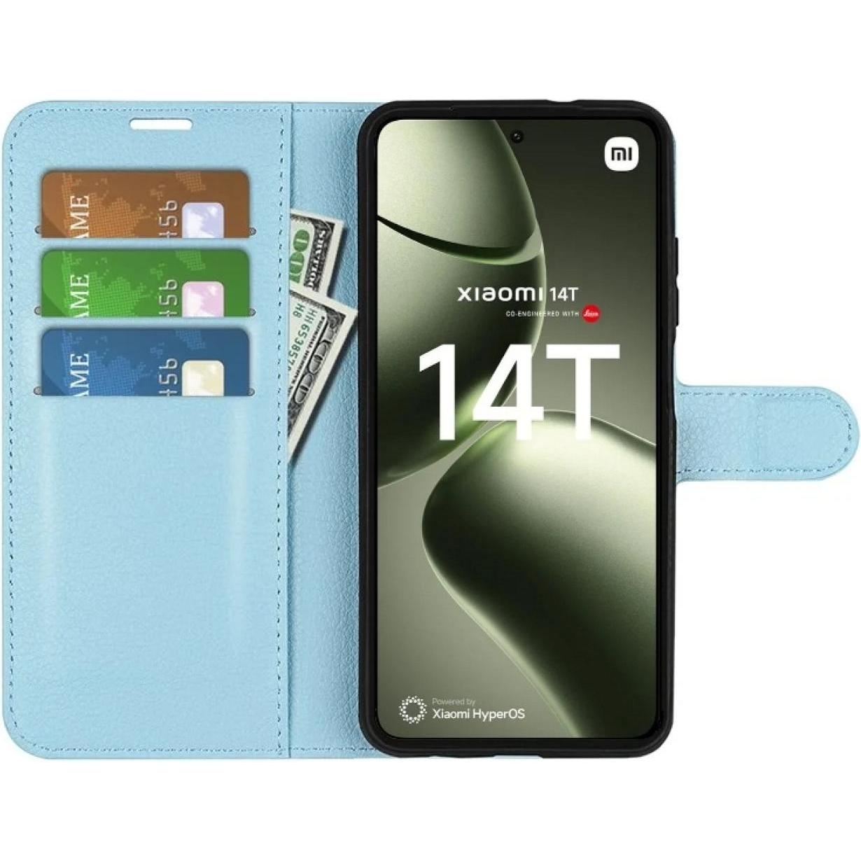 Thumbnail - Screenguard Xiaomi 14T Leather Guard Lederhülle (Xiaomi 14T), Smartphone Hülle, Blau