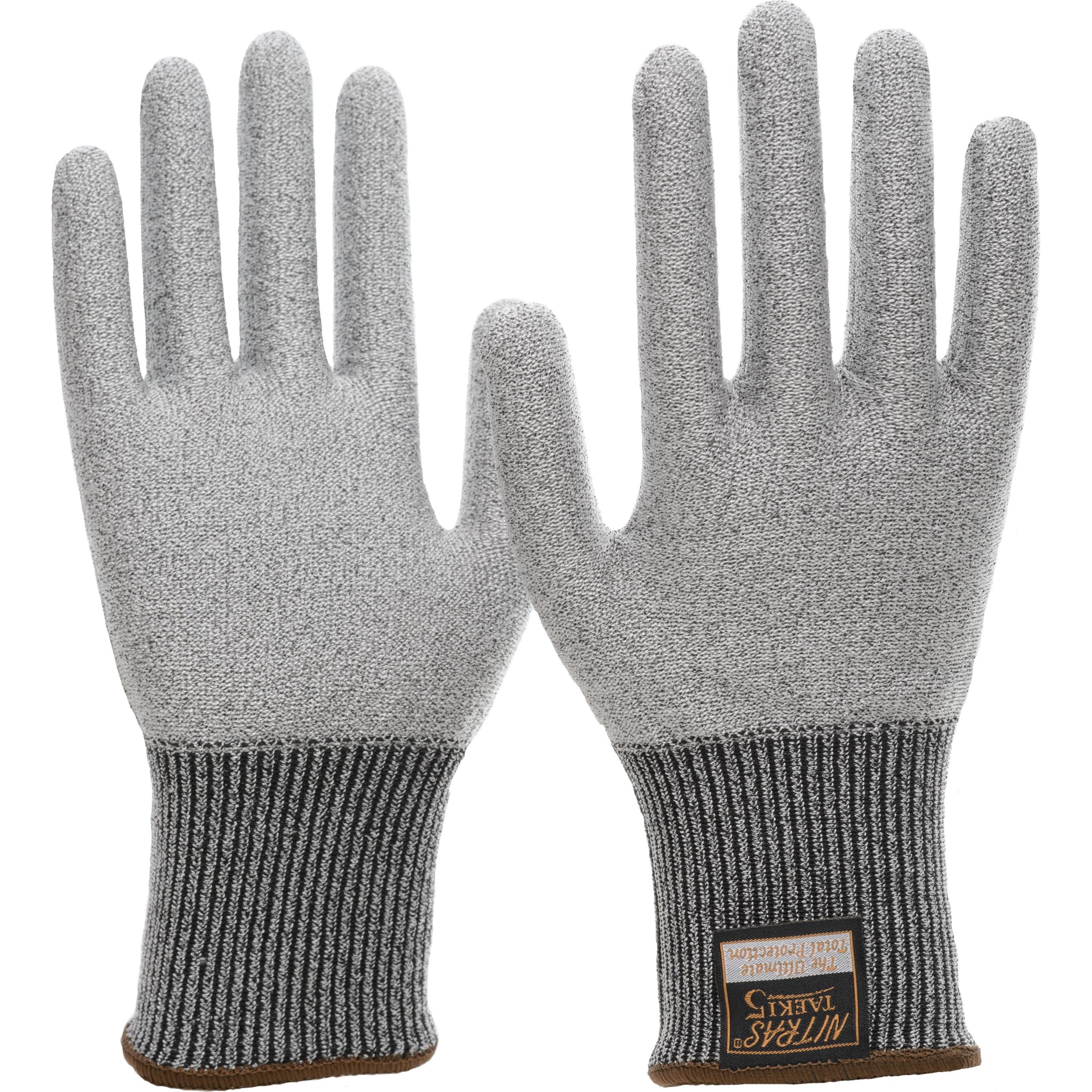 Nitras, Schutzhandschuhe, Schnittschutzhandschuhe Taeki Grösse 8 grau EN 388, EN 407 PSA-Kategorie II (8)