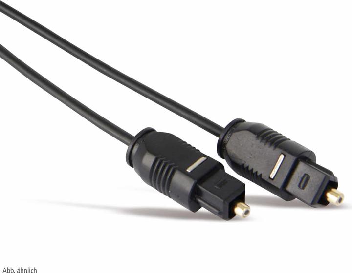 Produktbild Kash Toslink-LWL-Kabel Toslink-Stecker an Toslink-Stecker 3 m, Kabeldurchmesser: 2.2 mm (3 m, TOSLINK)