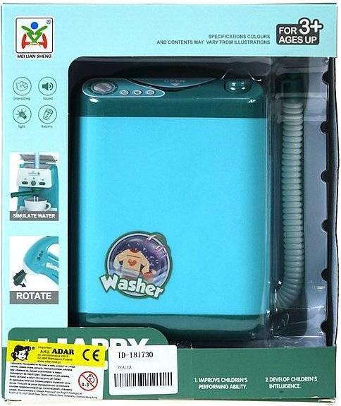 Teka Batteriebetriebene Waschmaschine, Licht, Ton